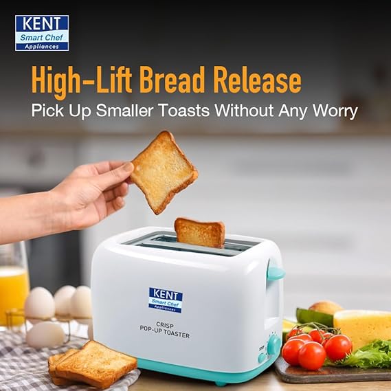 Toaster 750 Watts | 2 Slice Automatic Pop Up Electric Toaster